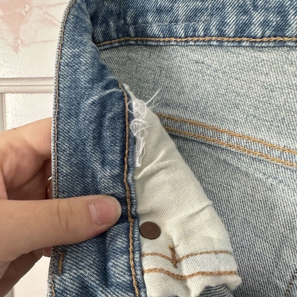 Polo Ralph Lauren Cropped Jeans Women's 27 Light Blue Flare High Waist Denim - Picture 7 of 10